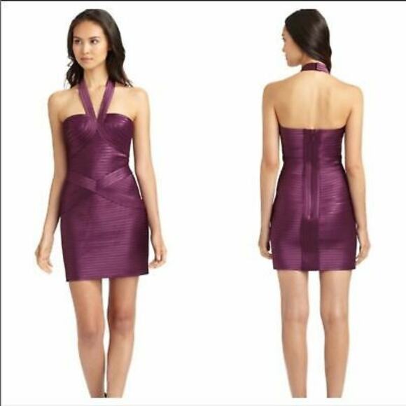 New NWT BCBG Max Azria Ria Halter Short Dress - Picture 1 of 13